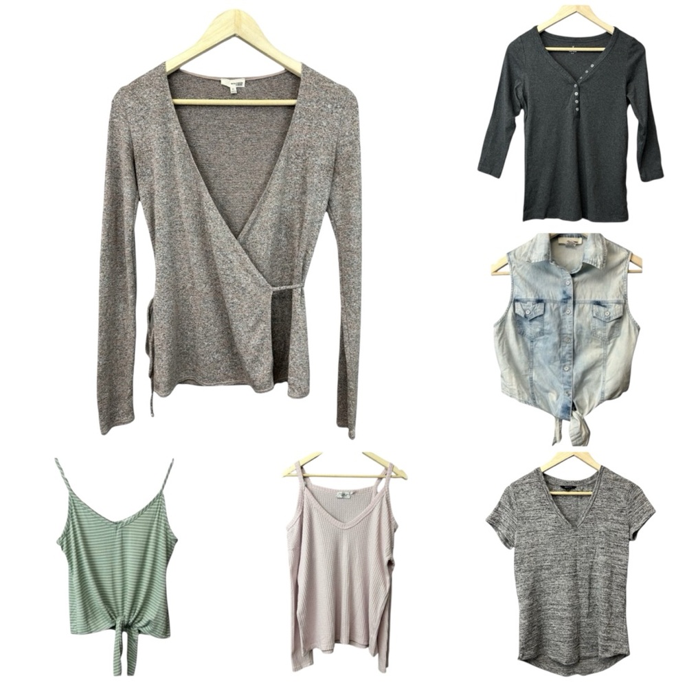6 Piece Bundle Wilfed Free, Livi, Sans Souci, RW&CO….Size Small